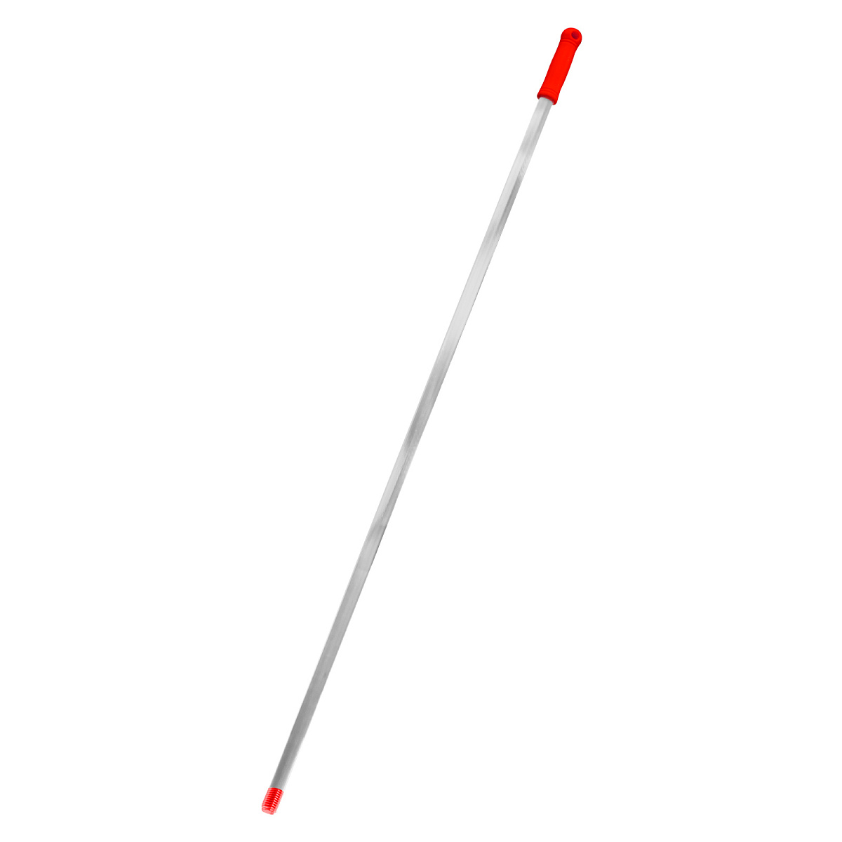 Ручка для держателя мопов 130см, d=22мм, алюминий, красный